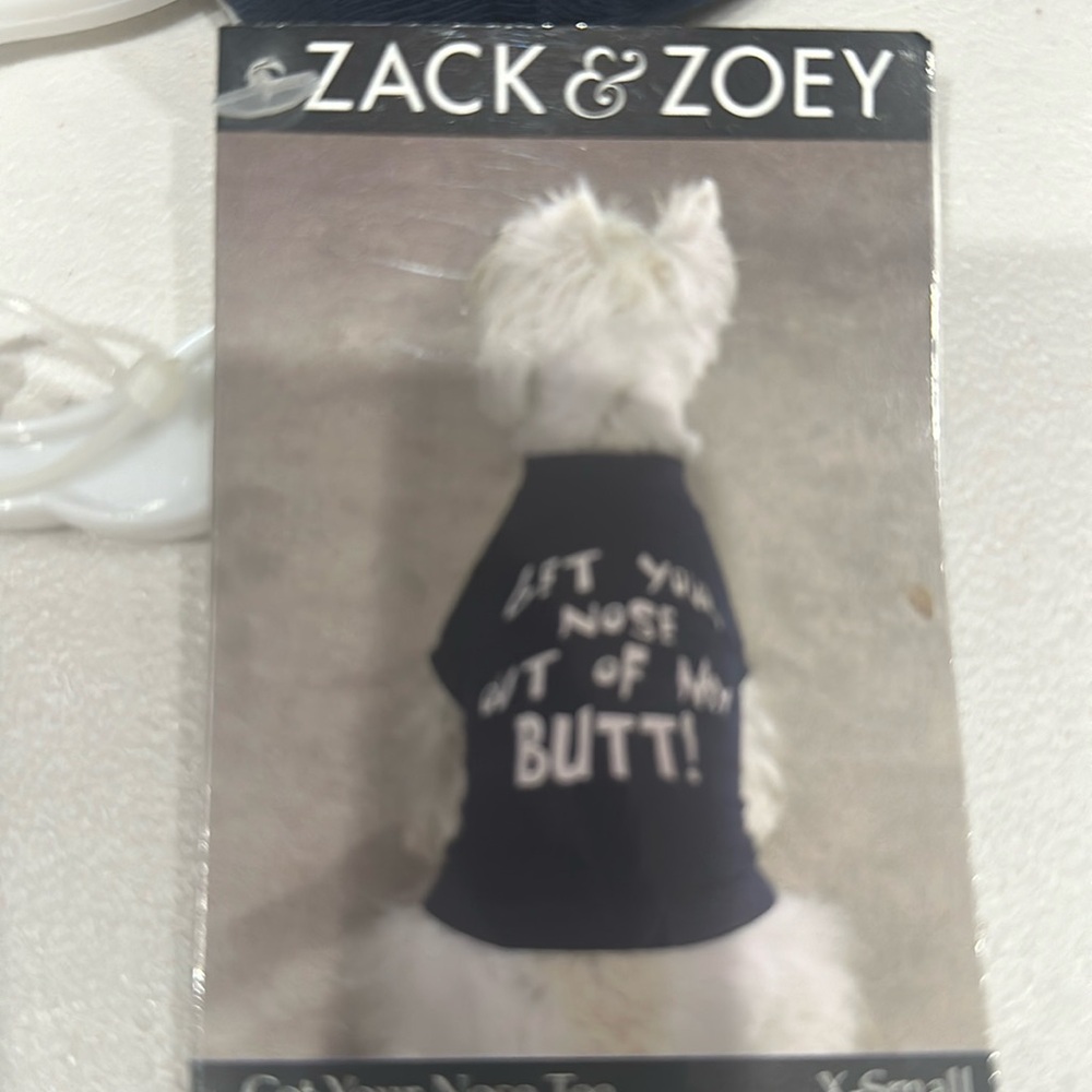 Zack & Zoe extra small tee